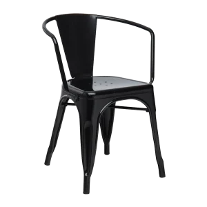 SILLA TOLIX NEGRA CON APOYABRAZO