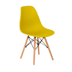 SILLA EAMES MOSTAZA